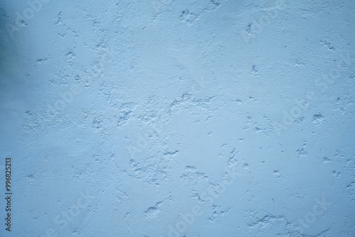 Textured and aged blue wall