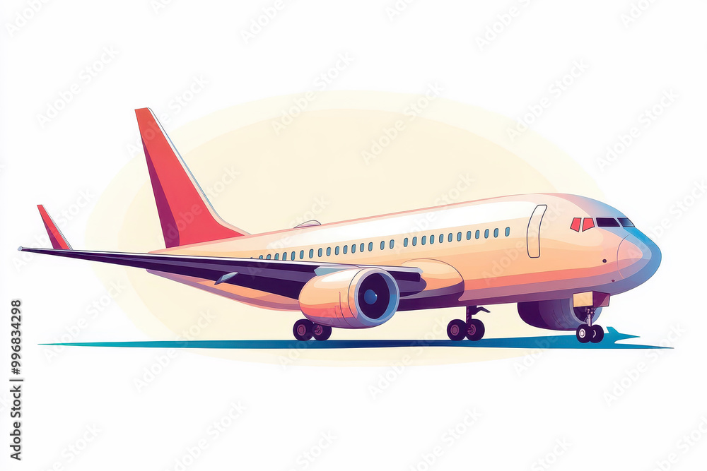 A colorful illustration of a modern airplane, showcasing sleek design and vibrant colors, perfect for travel and aviation themes. A colorful illustration of a modern airplane, showcasing sleek design and vibrant colors, perfect for travel and aviation themes.