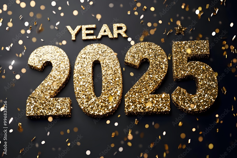 celebration of new year 2025, black background celebration of new year 2025, black background