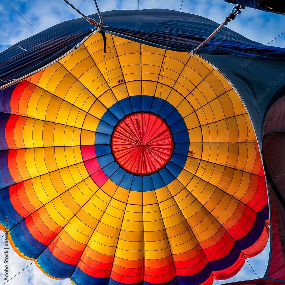 Obraz premium hot air balloon inside