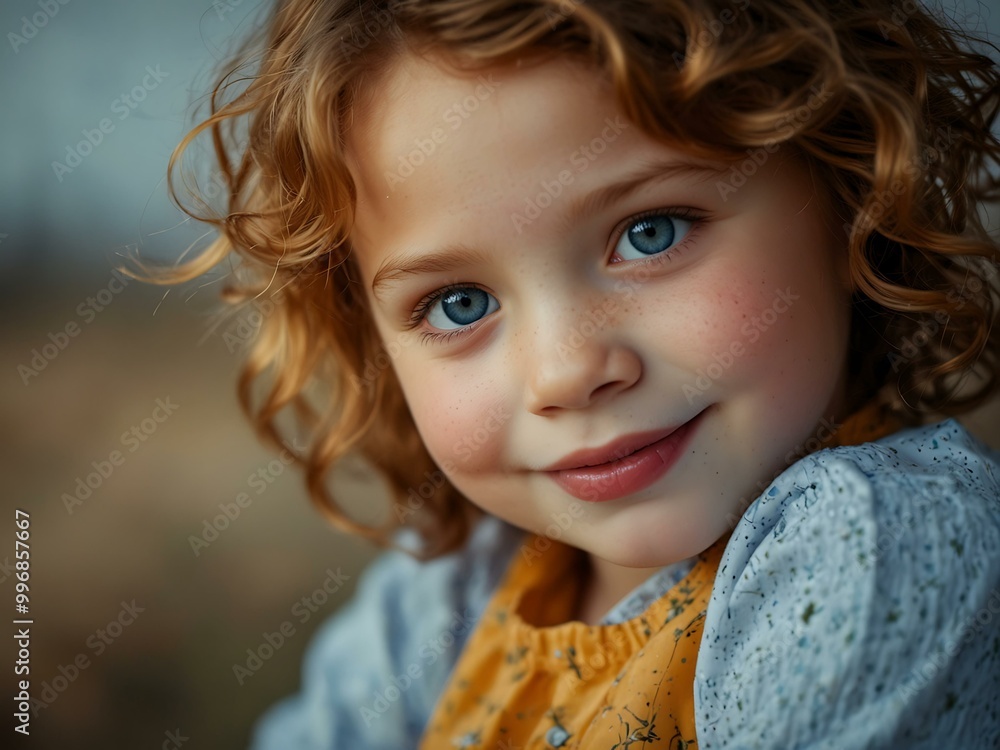 Charming child with an enchanting smile. Charming child with an enchanting smile.