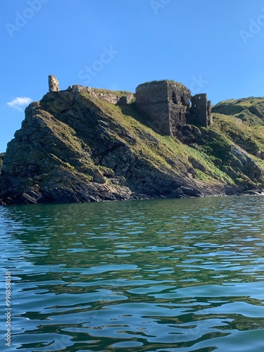 Visit to Findlater Castle on a paddle board