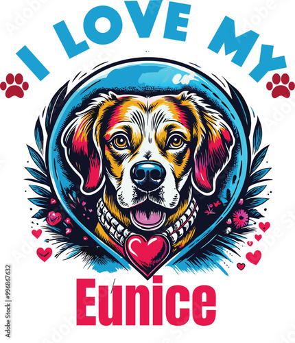 Laika Is My Cute Cat, Cat name t-shirt Design