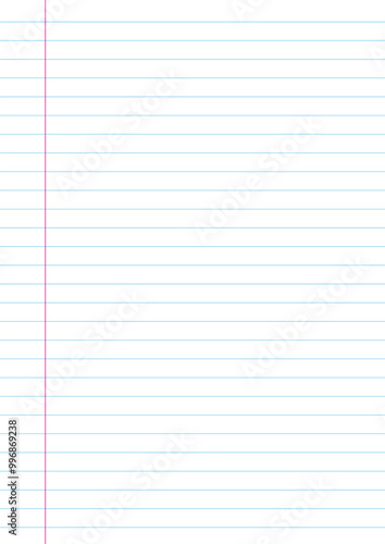 paper notebook lined sheet template