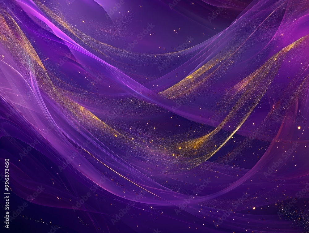 Abstract digital art for New Year celebration, rich Purple Basil color theme Abstract digital art for New Year celebration, rich Purple Basil color theme