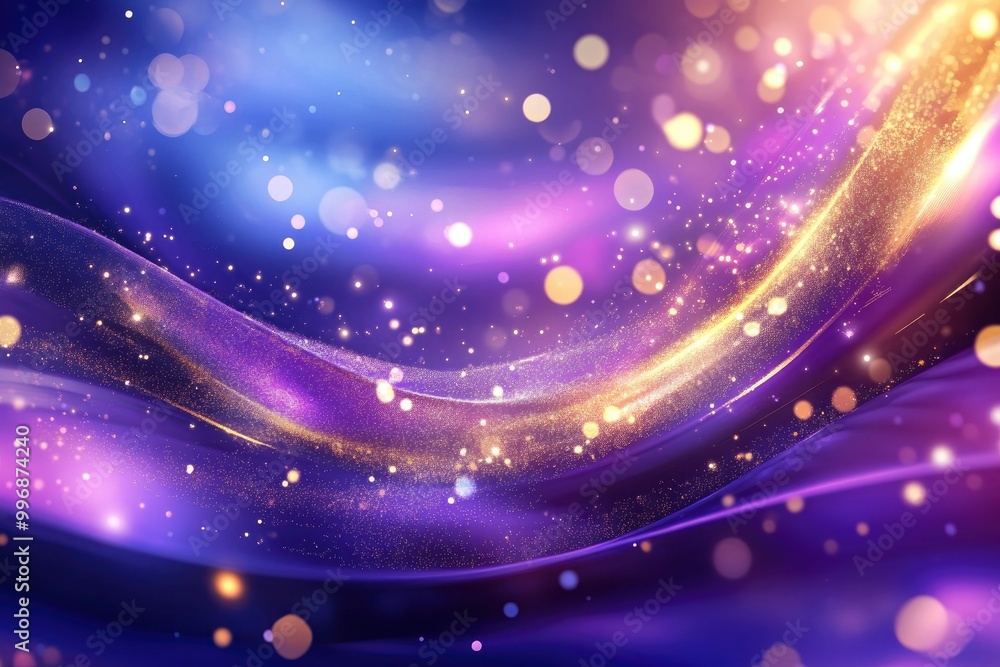 Abstract New Year background with swirling Purple Basil color hues Abstract New Year background with swirling Purple Basil color hues