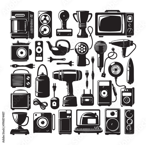 electrical equipment vector illustration 