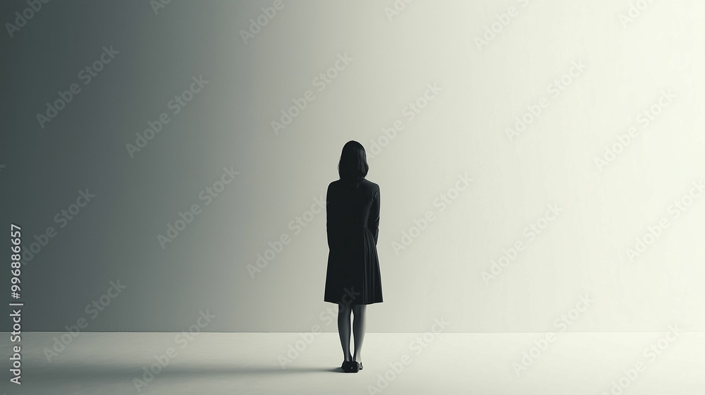 Obraz premium Abstract Women in Minimalist Postmodernism