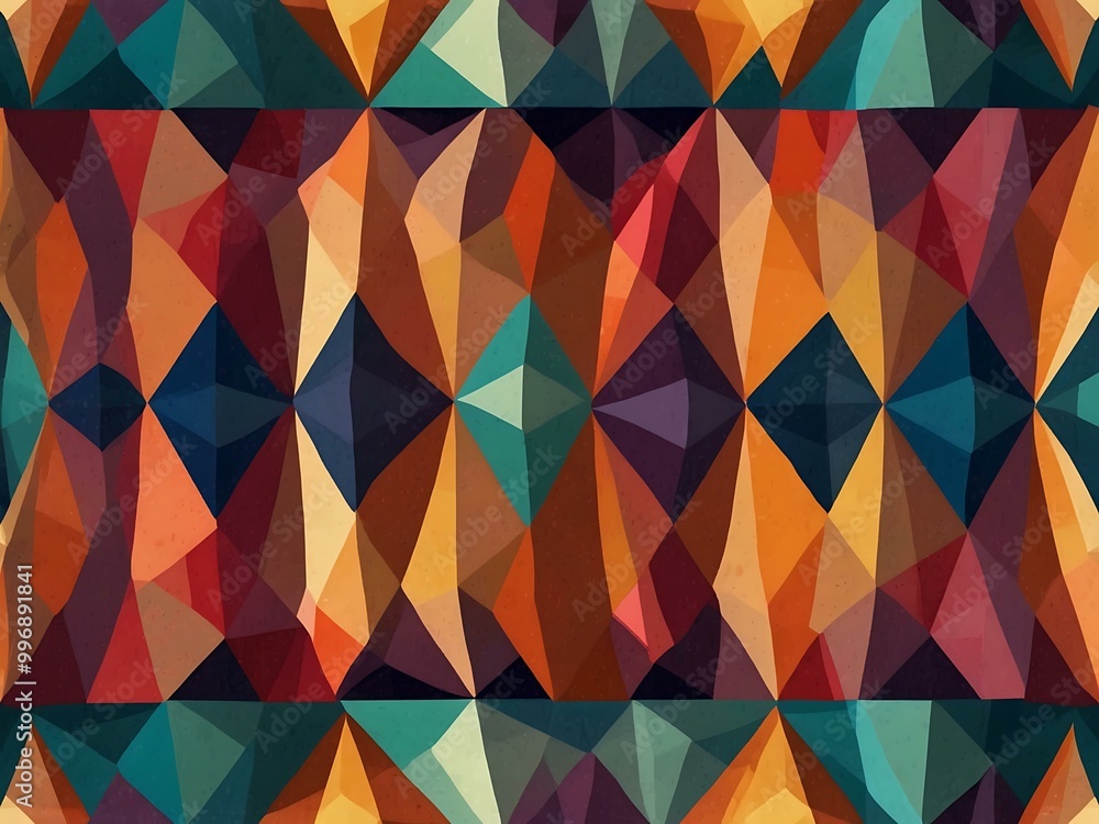 Colorful diamond geometric pattern. Colorful diamond geometric pattern.