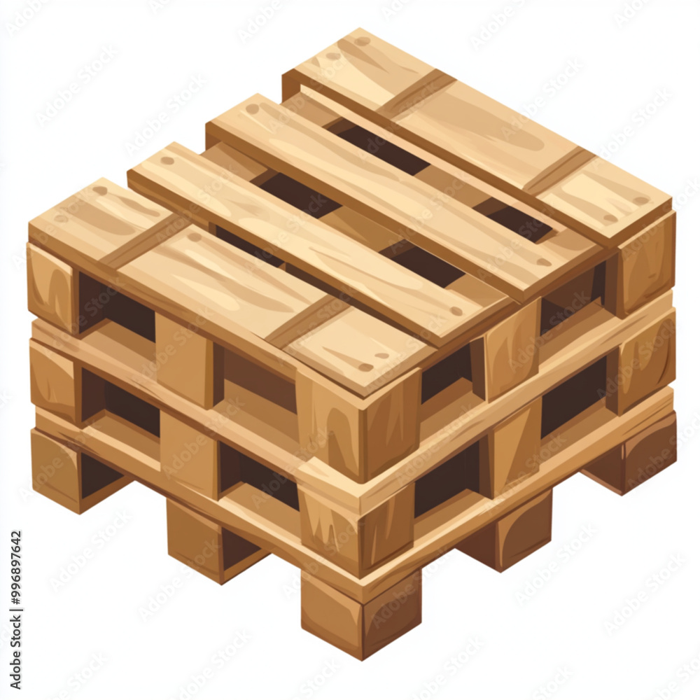 wooden pallets isolated on white wooden pallets isolated on white