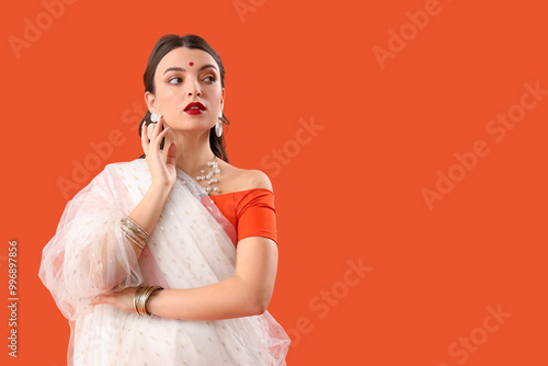 Beautiful young Indian woma...