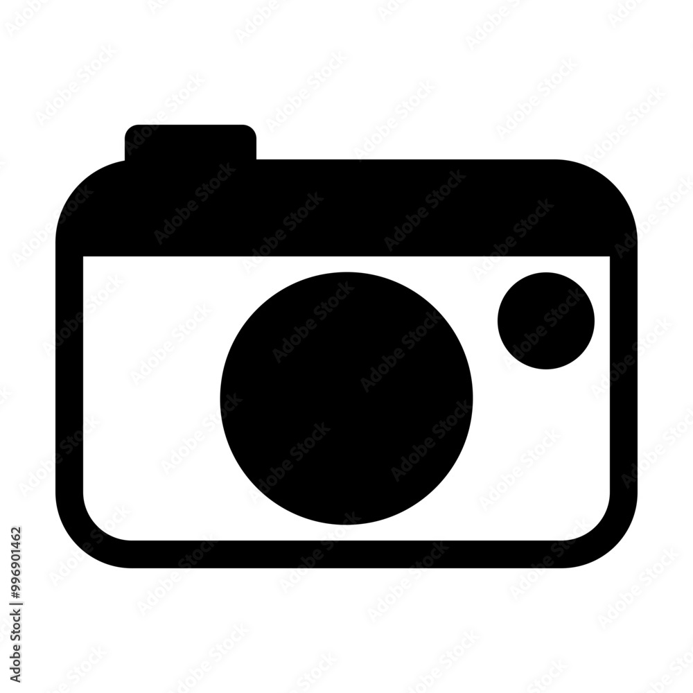Photo Camera Device Solid Icon Photo Camera Device Solid Icon