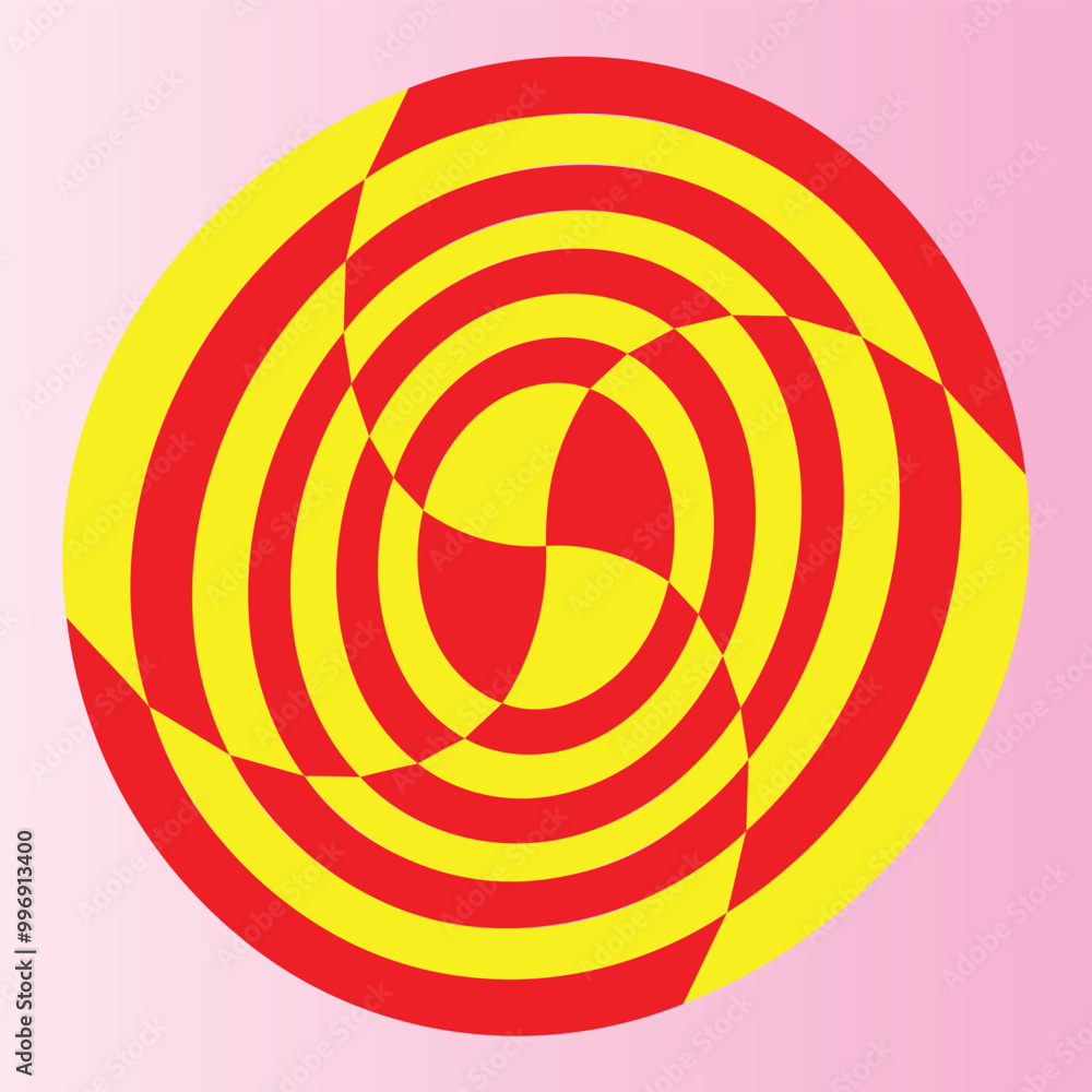Soft abstract spiral background in 2 colors Yellow and Red. Soft abstract spiral background in 2 colors Yellow and Red.