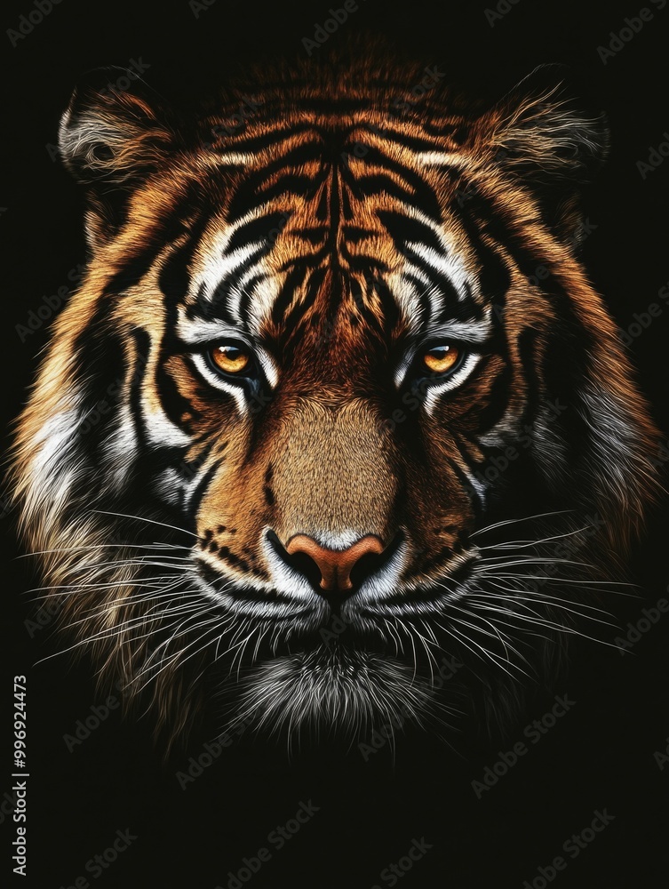 Fototapeta premium Majestic Tiger Portrait