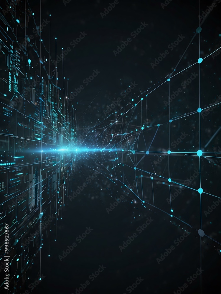 Futuristic digital network background. Futuristic digital network background.