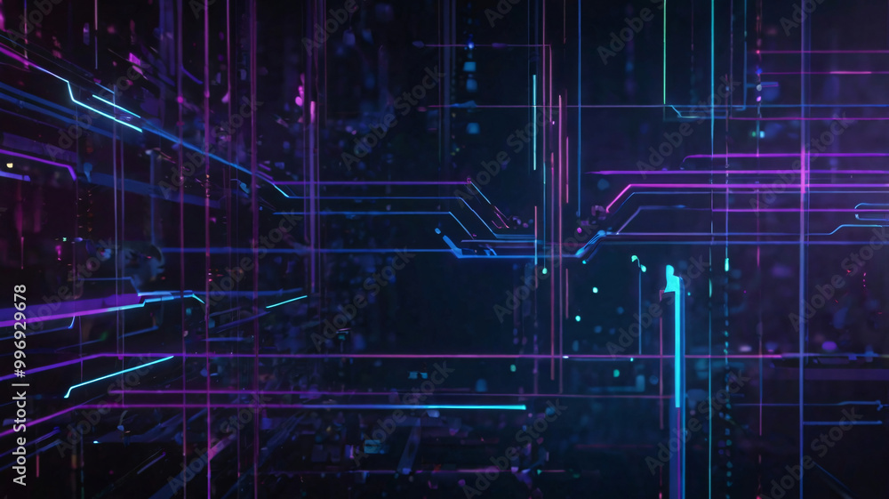 Obraz premium Abstract Technology Background
