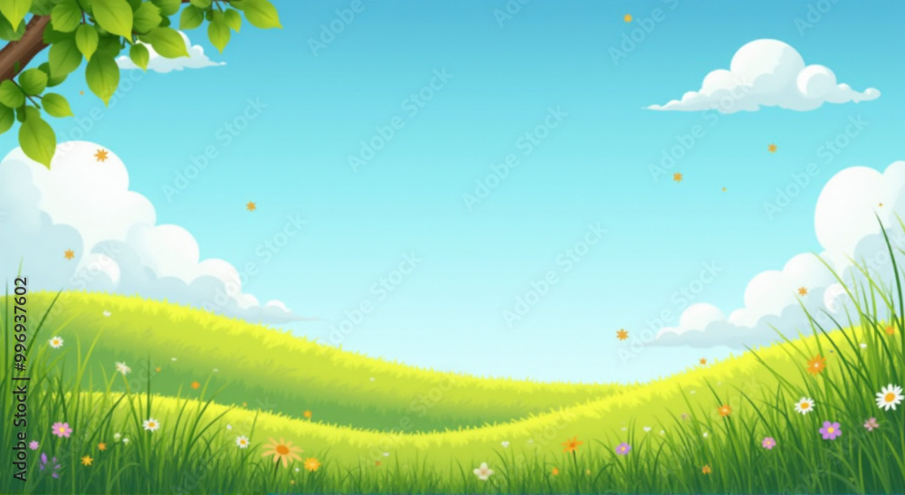 Fototapeta premium grass and sky