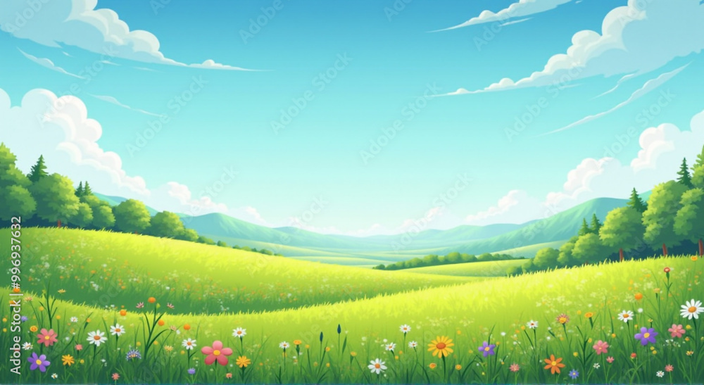 Obraz premium landscape with grass