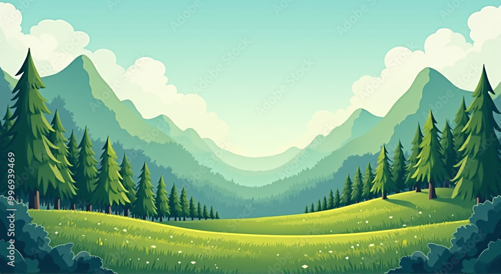 landscape with mountains landscape with mountains