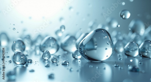 Wallpaper Mural drops of water Torontodigital.ca