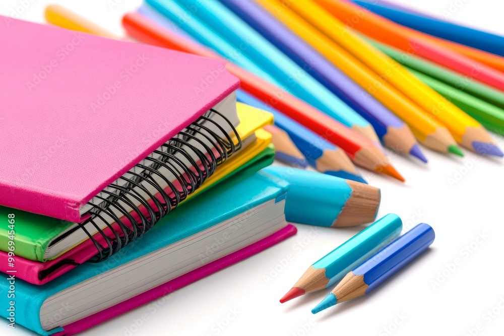 file of school supplies on transparent background, back to school file of school supplies on transparent background, back to school