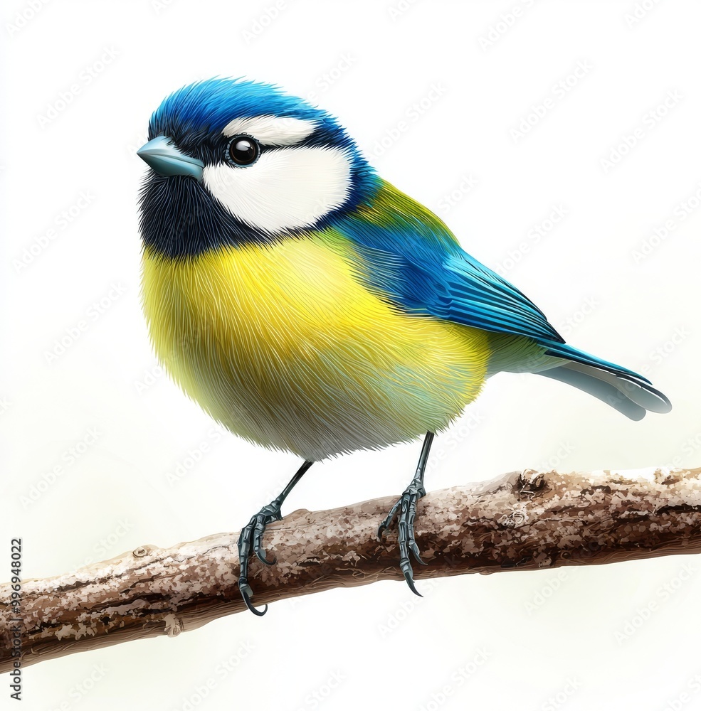 Fototapeta premium The image is painted in watercolor style and is suitable for cover, cards, postcards, interior design, banners, posters, brochures, or presentations.