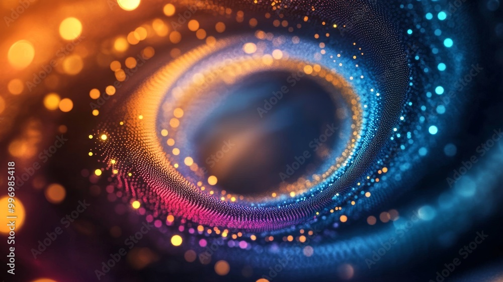 Introducing stock. Concept of cyberspace of the future. 3D illustration on a polygonal grid with a shallow depth of field. Introducing stock. Concept of cyberspace of the future. 3D illustration on a polygonal grid with a shallow depth of field.
