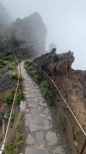 Vertical Hike to Pico Ruivo, Madeira Misty and Clear Views