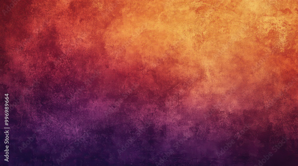Rich gradient texture in dark orange, brown, and purple hues, featuring a cherry gold vintage background with space for design. Perfect for Halloween, Thanksgiving, and autumn-themed settings