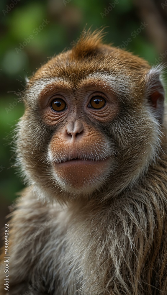 Portrait of a monkey in Uluwatu. Portrait of a monkey in Uluwatu.