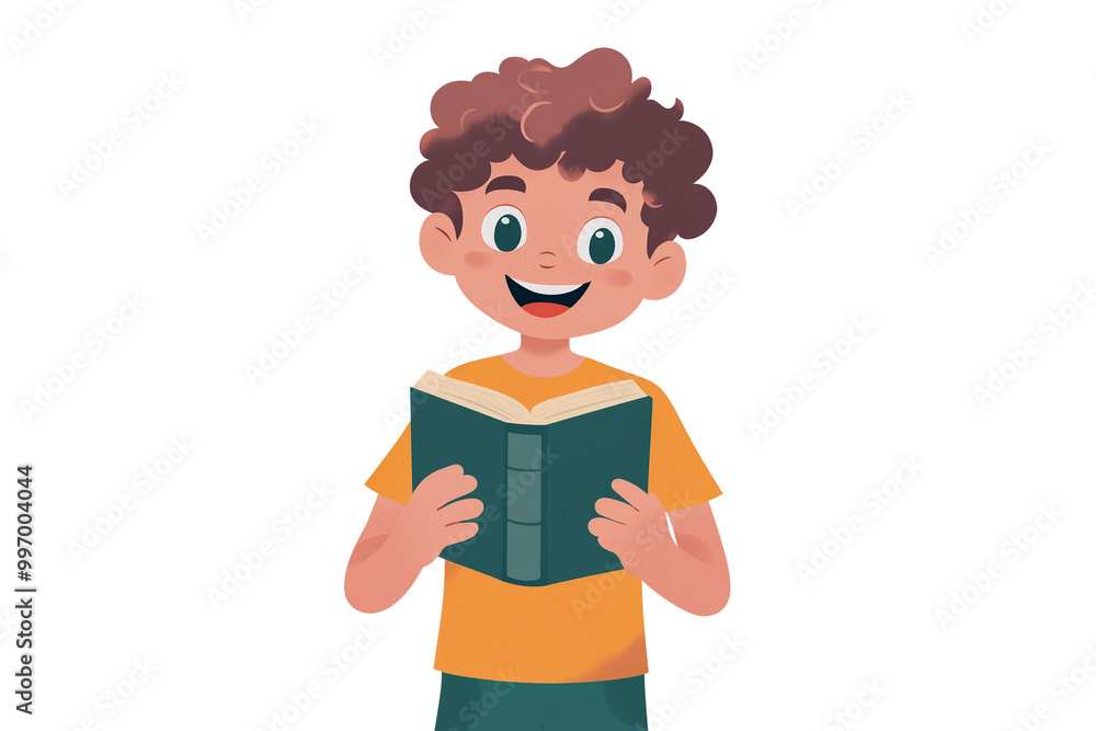 child with a book child with a book