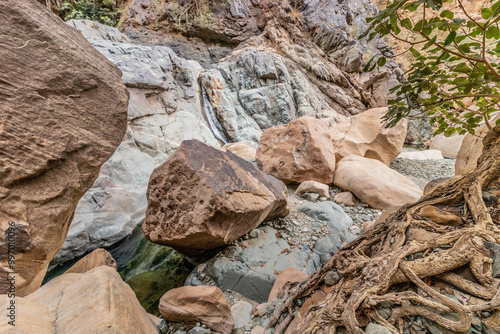 Wadi Lajab canyon, Saudi Arabia photo