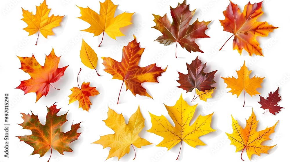 Colorful Autumn falling leaves isolated on transparent background. Ai Generative
Colorful Autumn falling leaves isolated on transparent background. Ai Generative