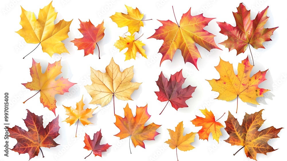 Colorful Autumn falling leaves isolated on transparent background. Ai Generative
Colorful Autumn falling leaves isolated on transparent background. Ai Generative