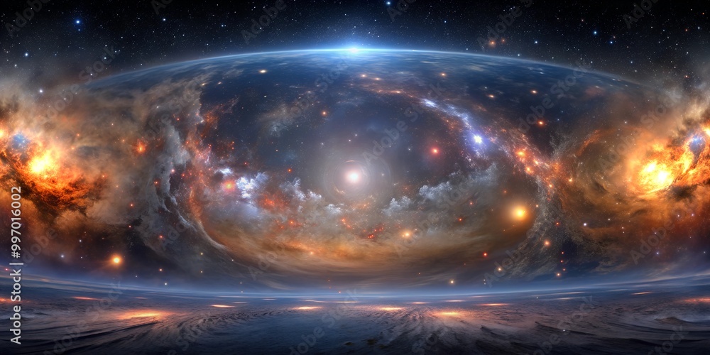 Obraz premium space galaxy in space