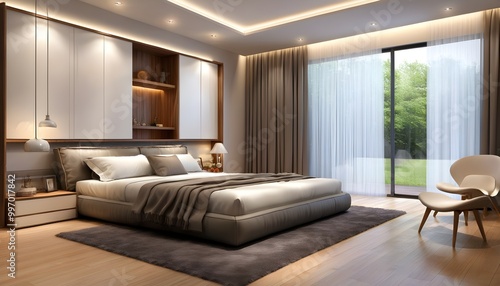 Stylish Bedroom Designs Featuring Sliding Door Wardrobes