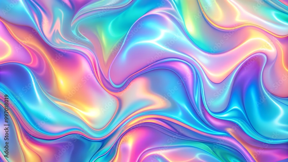 Obraz premium abstract colorful background with waves