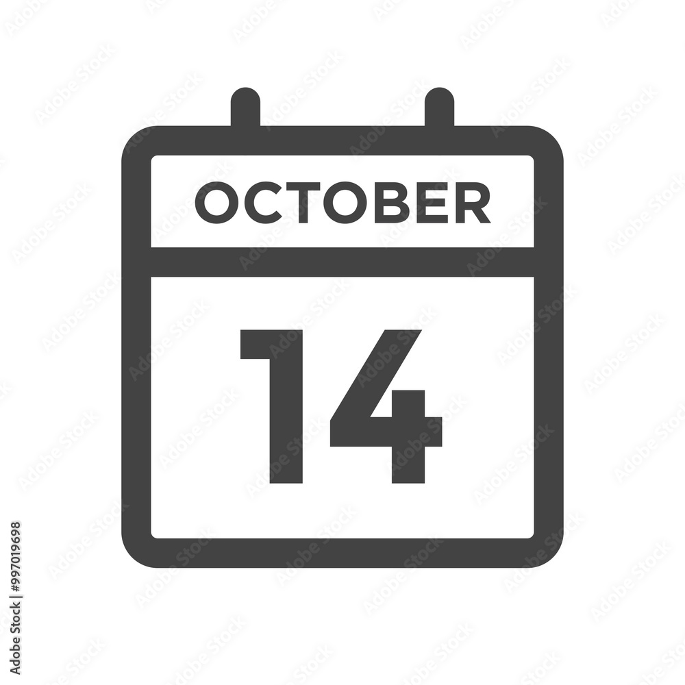 October 14 Calendar Day or Calender Date for Deadline - Appointment October 14 Calendar Day or Calender Date for Deadline - Appointment