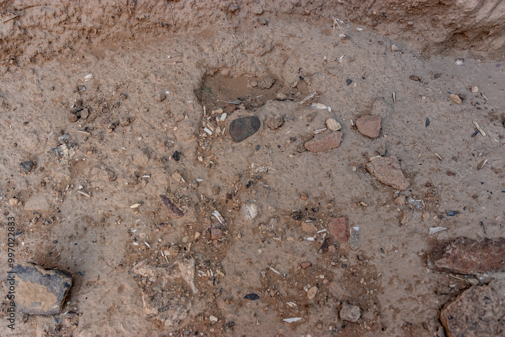 Human bone remnants at Al-Ukhdud site in Najran, Saudi Arabia Human bone remnants at Al-Ukhdud site in Najran, Saudi Arabia