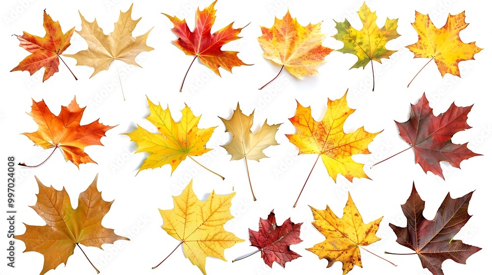 Collection of autumn leaves isolated on transparent background
Collection of autumn leaves isolated on transparent background