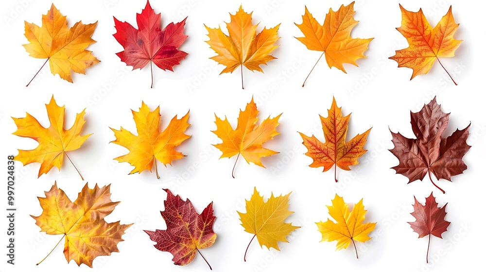 Collection of autumn leaves isolated on transparent background
Collection of autumn leaves isolated on transparent background
