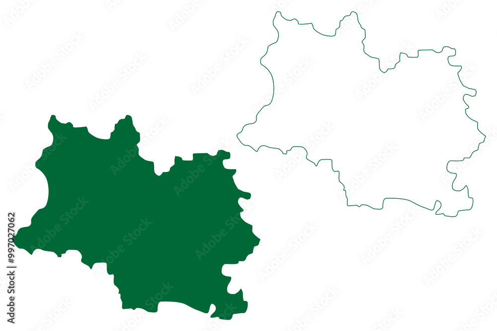 Ranga Reddy district (Telangana State, Republic of India) map vector illustration, scribble sketch Cyberabad, R. R. or Hyderabad Rural map Ranga Reddy district (Telangana State, Republic of India) map vector illustration, scribble sketch Cyberabad, R. R. or Hyderabad Rural map