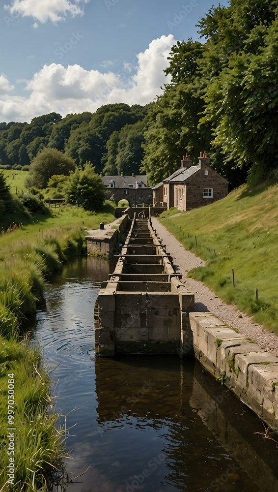 View of Hoggs Well toward Lock Skene. View of Hoggs Well toward Lock Skene.