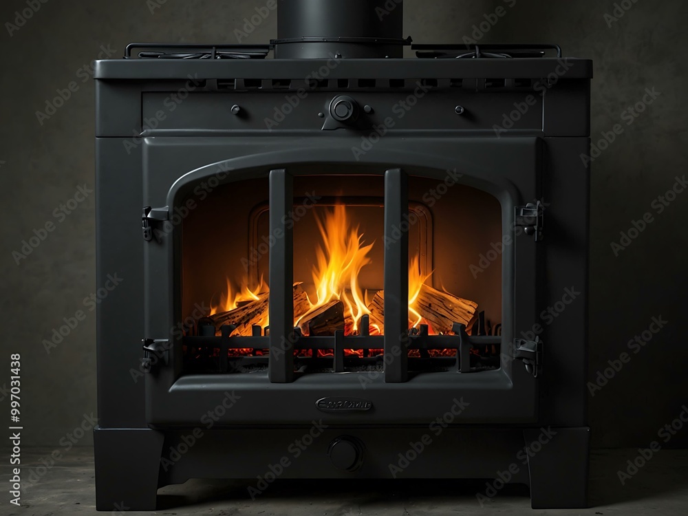 Visualizing incomplete combustion in a stove setting. Visualizing incomplete combustion in a stove setting.