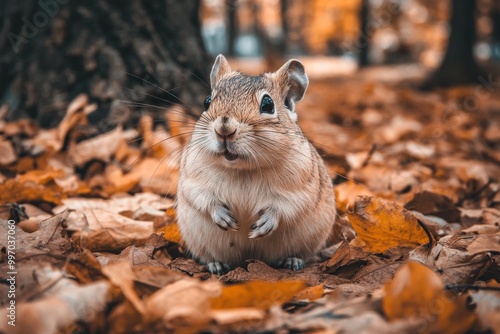 A native deer mouse in North America, Peromyscus maniculatus, commonly called the North American deermouse photo