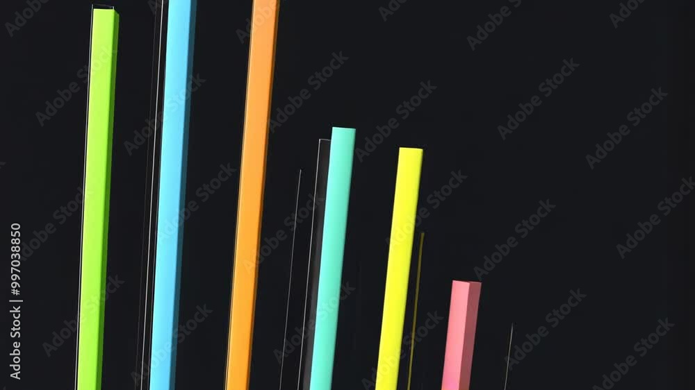 Colorful Vertical Lines Abstract Motion Design Colorful Vertical Lines Abstract Motion Design