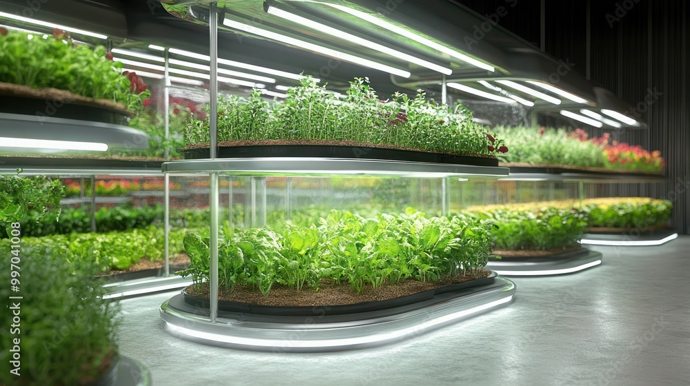 Smart agriculture farming concept, robot farmers, Agriculture technology, Agricultural robots work in smart farms. Smart agriculture farming concept, robot farmers, Agriculture technology, Agricultural robots work in smart farms.