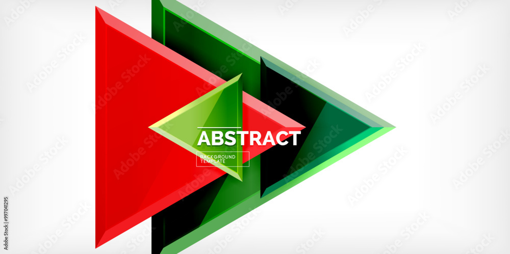 Abstract background - glossy triangles. Vector Illustration For Wallpaper, Banner, Background, Card, Book Illustration, landing page Abstract background - glossy triangles. Vector Illustration For Wallpaper, Banner, Background, Card, Book Illustration, landing page