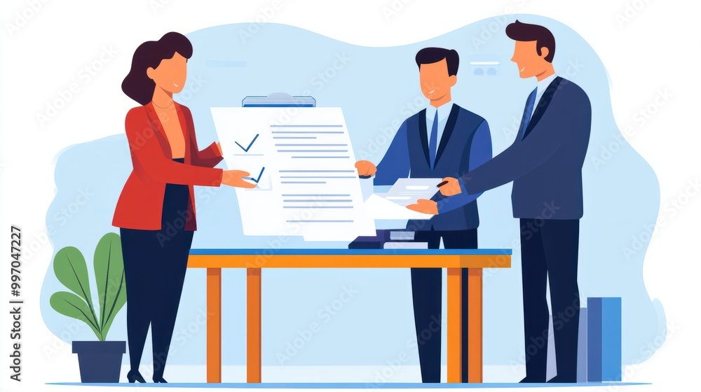 Business people signing contract making deal with life insurance agent Concept for consultant health insurance.life insurance savings plan. Business people signing contract making deal with life insurance agent Concept for consultant health insurance.life insurance savings plan.