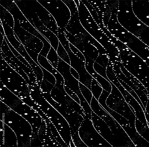 Dark grunge urban texture vector. Distressed overlay texture. Grunge background. Abstract obvious dark worn textured effect. Vector Illustration. Black isolated on white. EPS10.